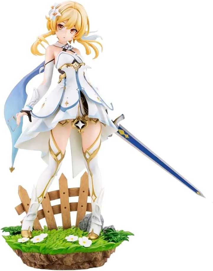 Anime Game Hutao Ganyu Barbara Lumine Aether Figure - Cute Action Figure Model Toys Desktop Collectable for Fans