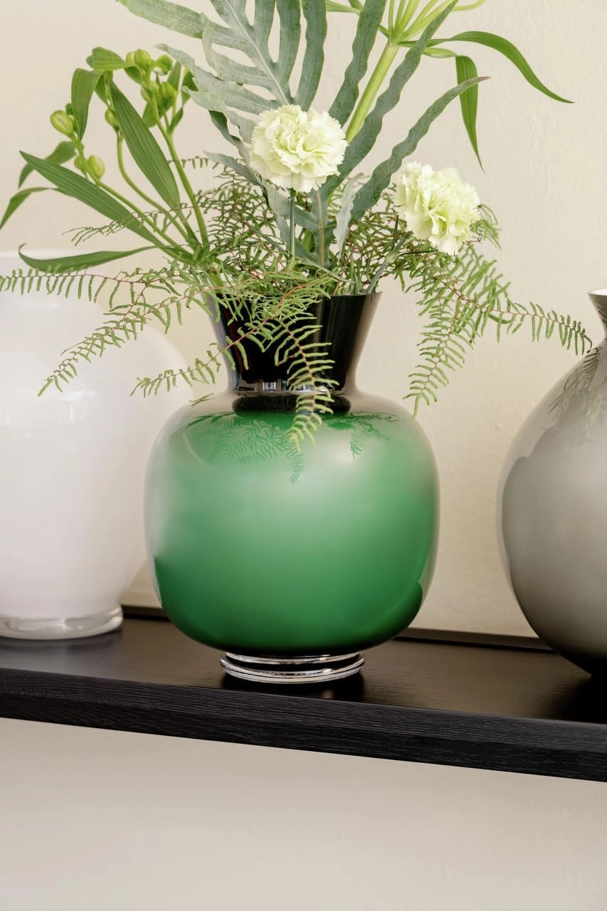 Anna Green Glass Vase 34 cm