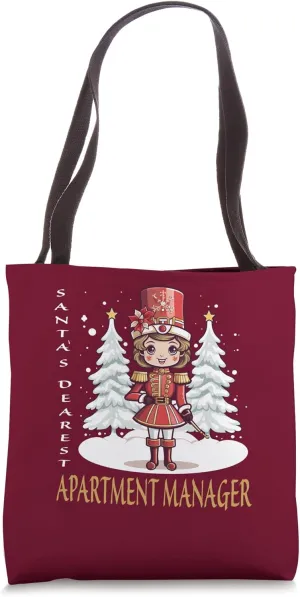 Apartment Manager Christmas Classic Female Nutcracker Tote Bag