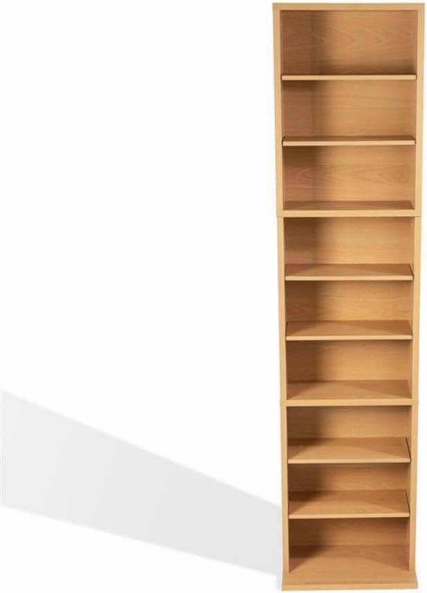 Atlantic 74735728 Summit CD DVD Shelf For Inside, Media & collectable storage, Engineered Wood, Maple, FURNITURE