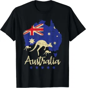 Australia - Kangaroo Australian Lover Wildlife Zoo Animal T-Shirt