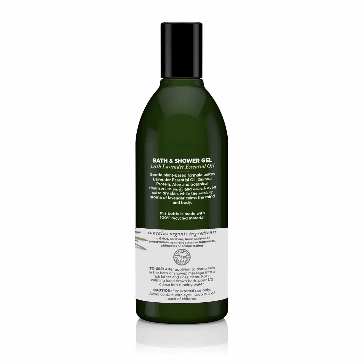 Avalon Organics Bath & Shower Gel, Nourishing Lavender, 12 Oz