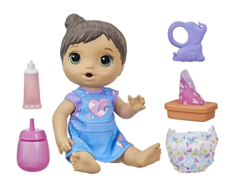Baby Alive Change N Play Baby Doll Brown Hair