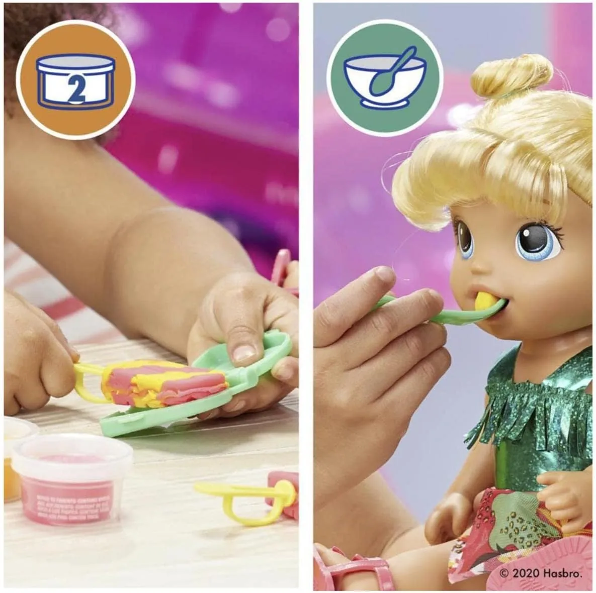 Baby Alive Sunshine Snacks Doll, Eats and Poops, Summer-Themed Waterplay Baby Doll, Ice Pop Mold, Toy for Kids Ages 3 and Up, Blonde Hair