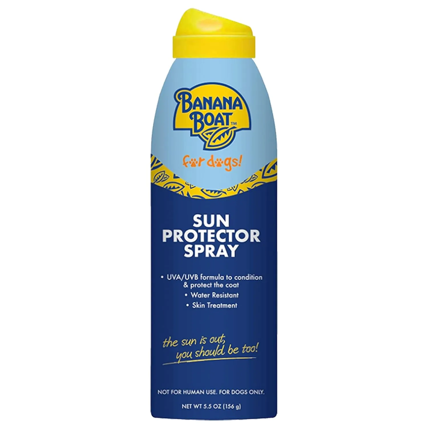 Banana Boat Dog Sunscreen Spray – SPF 50 Sun Protector Spray for Dogs, Easy to Use Dog Beach Essentials, Water Resistant Dog Safe Sunscreen for All Breeds, Nose Protector Sunblock for Dogs Puppy 5.5oz