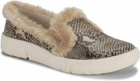 BareTraps Bunny Women's Flats & Oxfords Natural Snake Microfiber Size 8 M (BT27889)