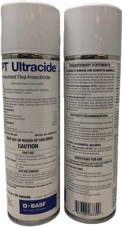 BASF 671858 PT Ultracide Pressurized Flea Insecticide, 14oz