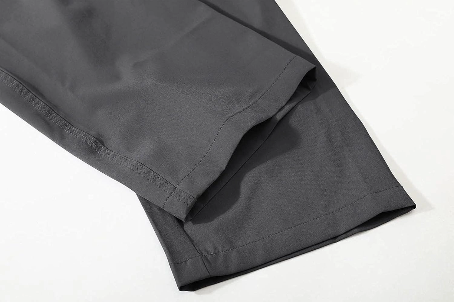 BASUDAM Men's Athletic Pants Thin Lightweight Quick Dry Zipper Pockets Outdoor Sports Pants for Running Jogging Hiking