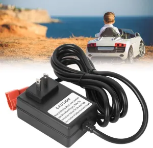 Battery Chargerclass 2 Battery Charger Model Hkx105-a07, Ride On Toys Electric Car Battery Charger AC110V to DC7V High Class Plastic Hole Charger for Child Car Motorcycle
