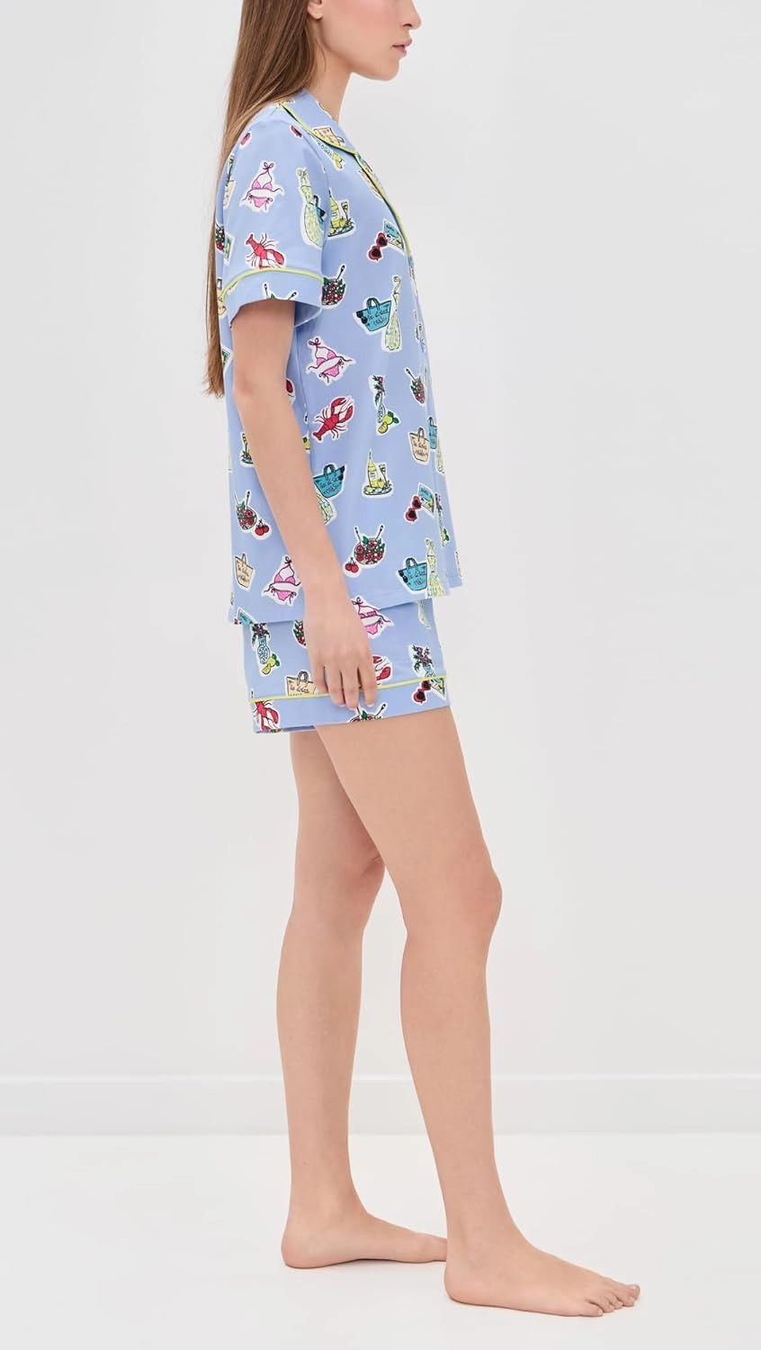 BedHead PJs Women's Cotton Jersey Knit Classic Shorty PJ Set