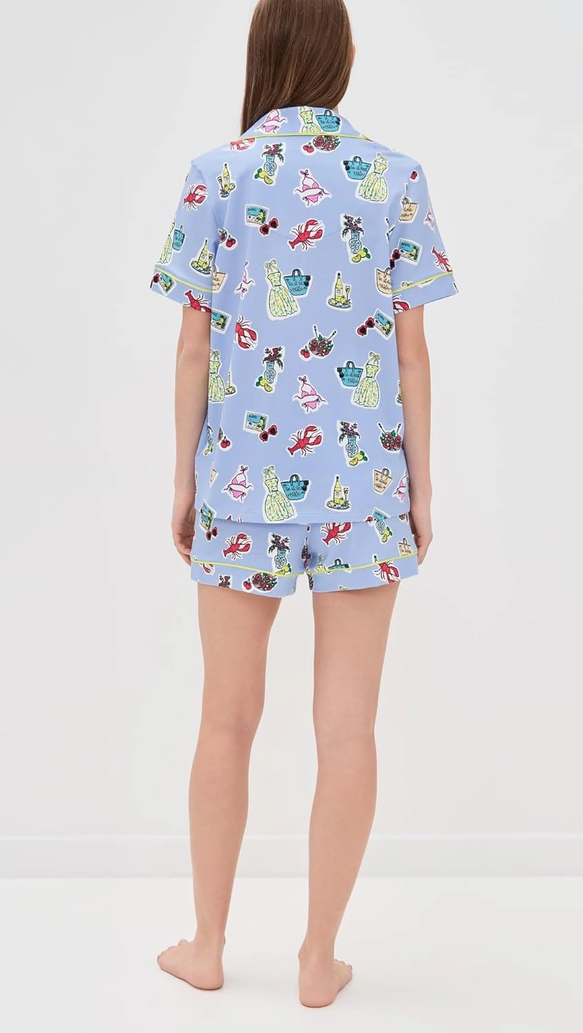 BedHead PJs Women's Cotton Jersey Knit Classic Shorty PJ Set