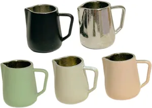 BESPORTBLE 5pcs Miniature Coffee Cups Cute Frothing Jugs and Natural Colors for Dollhouse Decor and Crafting and Break Resistant