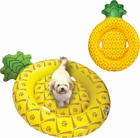 BigMouth Inc. Pool Float for Dogs, Durable Inflatable Vinyl Raft for Small to Medium Sized Dogs