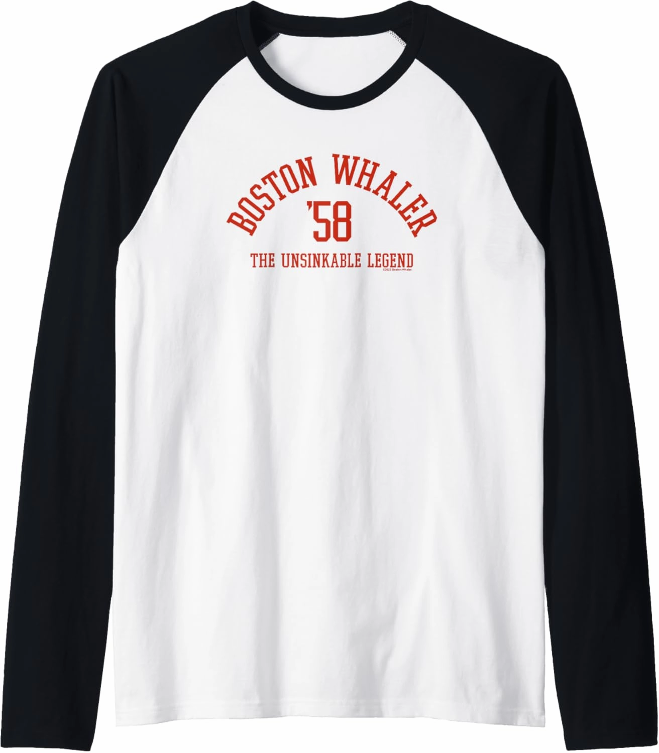Boston Collegiate Red Raglan Baseball Tee