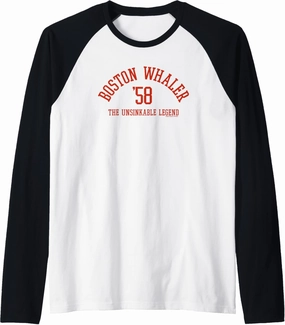 Boston Collegiate Red Raglan Baseball Tee