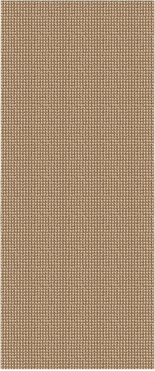 Braided Runner Rug 2x5 Ft Washable Runners for Hallways Non Slip Kitchen Runner Rug Cotton Entryway Runner Indoor, Woven Floor Carpet for Hall Kitchen Bedroom, Orange/Tan/Brown