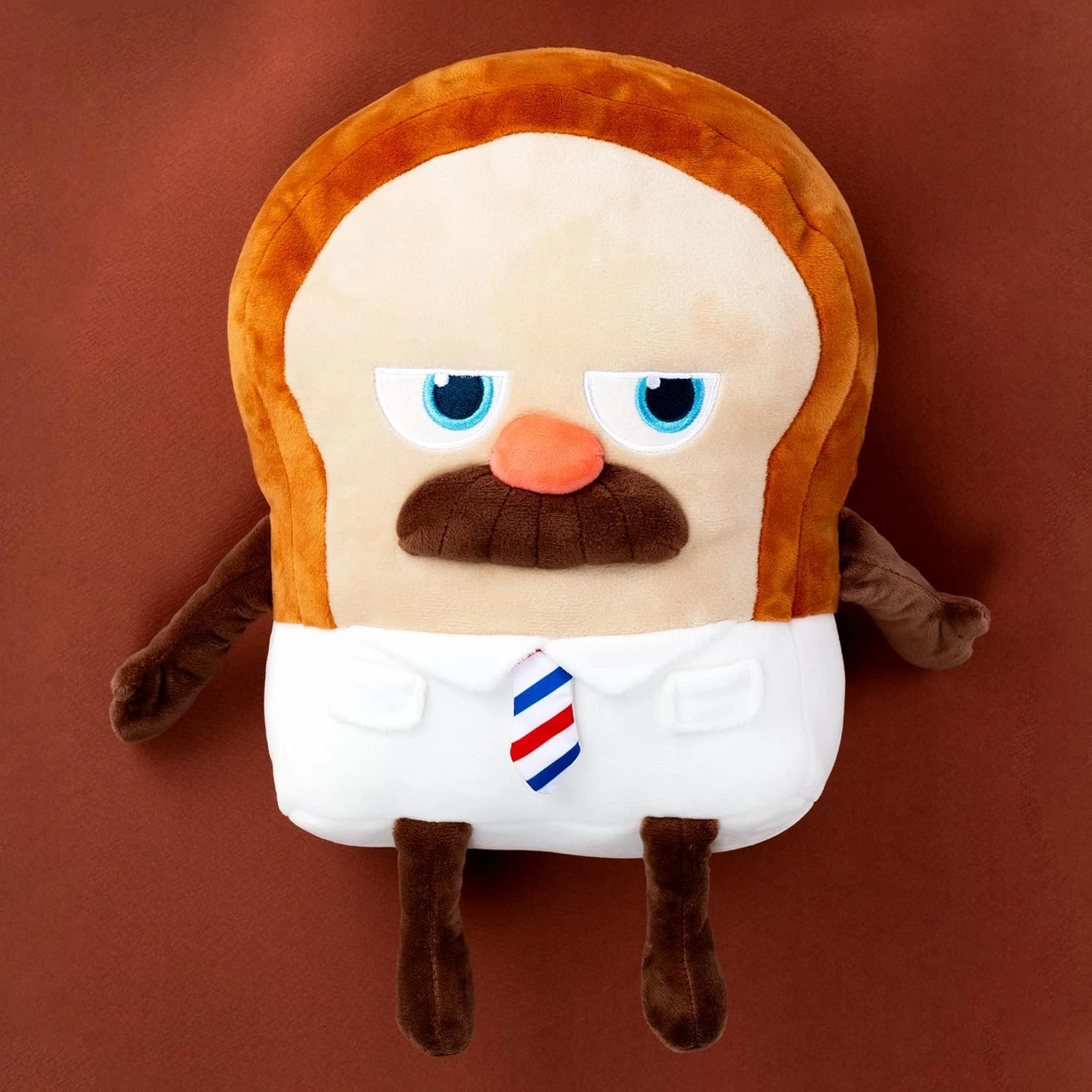 Bread Barbershop Bread Plush, Soft Food Stuffed Animals 10", Cute Funny Pillows Dolls Plushies for Cuddling, Home Room Decor, Birthday for Toddlers Kids Preschoolers Babies