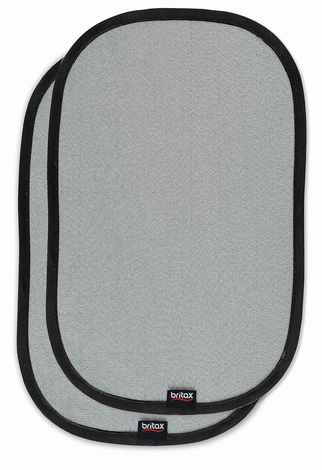 Britax EZ-Cling Car Window Sun Shades, 2 Pack | UPF 30  Protection, Glare and Heat   Easy Install and Removal