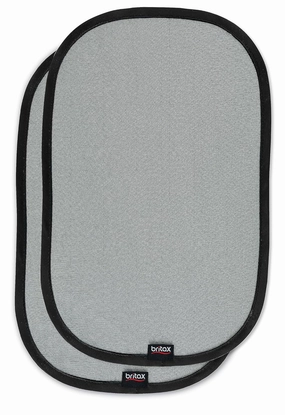 Britax EZ-Cling Car Window Sun Shades, 2 Pack | UPF 30  Protection, Glare and Heat   Easy Install and Removal