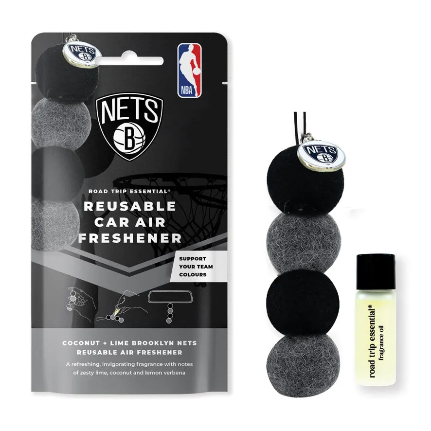 Brooklyn Nets Reusable Car Reusable Car Air Freshener