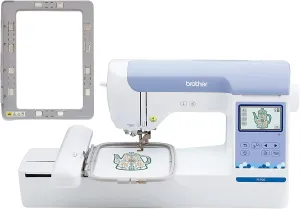 Brother PE900 Embroidery Machine with WLAN and 4"x7" Magnetic Embroidery Hoop Frame