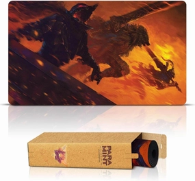 Brothers in Arms (Stitched) - MTG Playmat by Anato Finnstark, Berserk, Elden Ring, Dark Souls Anime - Compatible with Magic The Gathering Playmat - Play MTG, YuGiOh, TCG - Original Designs