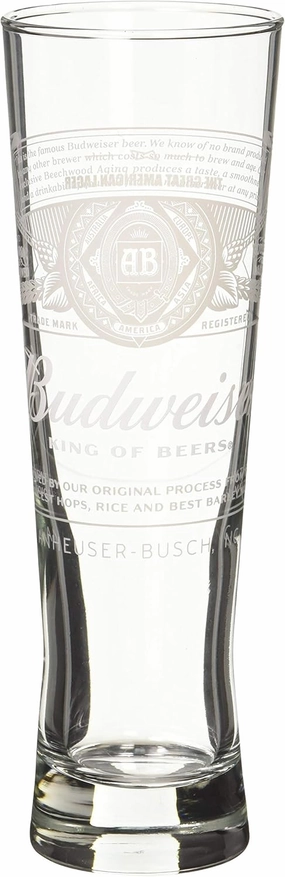 Budweiser Dream Beer Glasses, 16 oz