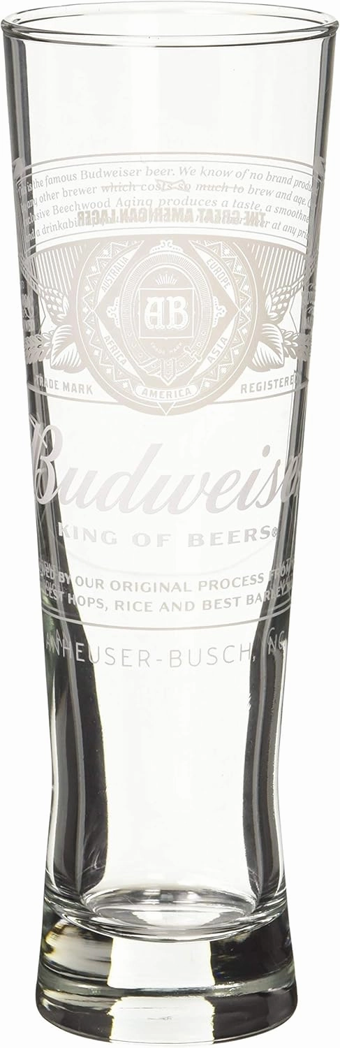 Budweiser Dream Beer Glasses, 16 oz