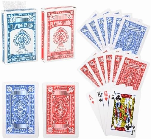 Bulk Playing Cards, 2.25 Inch x 3.5 Inch (Standard, 144 Decks)
