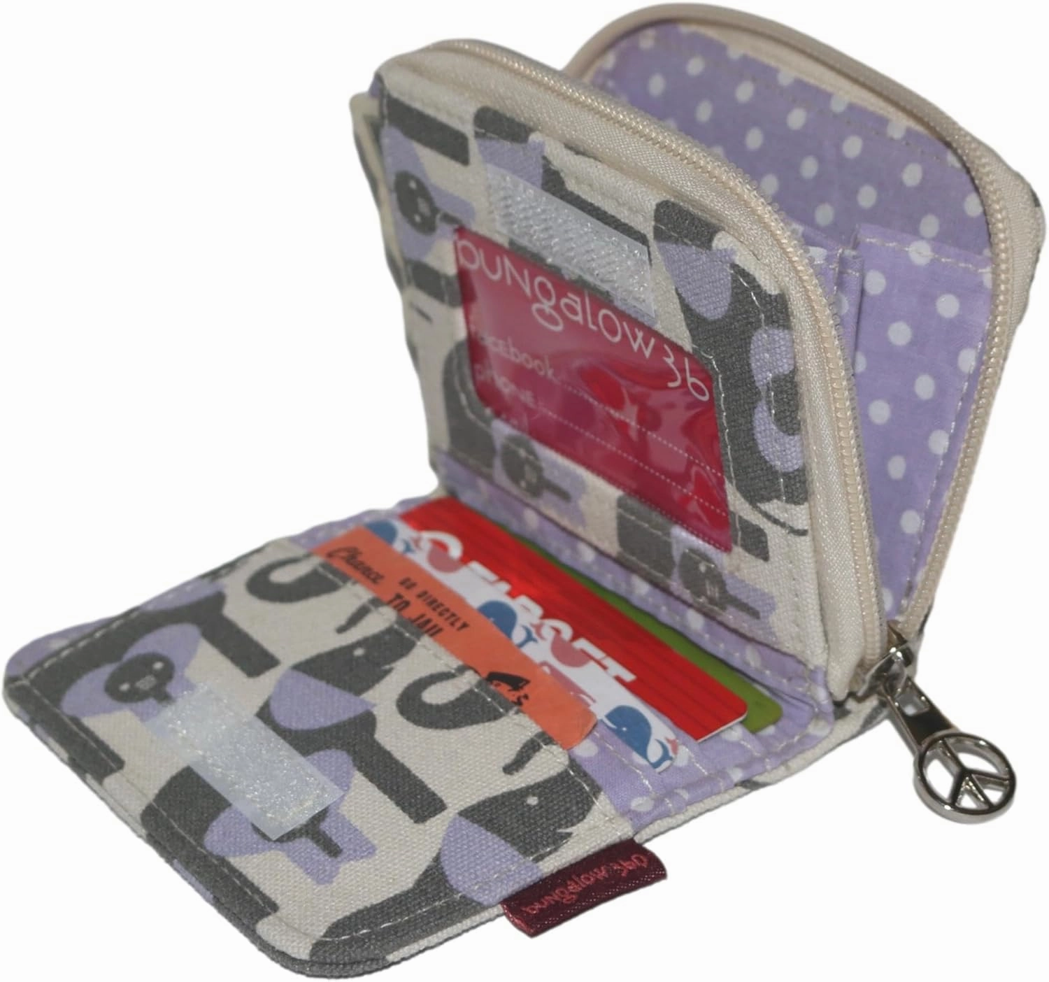 bungalow 360 Billfold Vegan Wallet (Elephant)