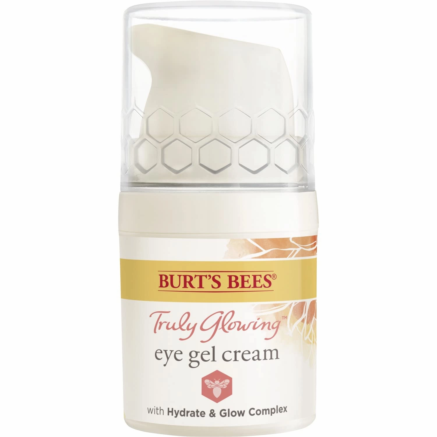 Burt's Bees Truly Glowing Reawakening Gel Eye Cream with Hydrate and Glow Complex, 0.5 Fluid Ounce (Package May Vary)