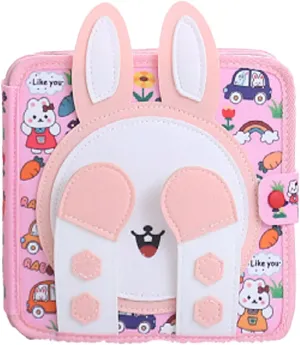 Busy Book, Montessori Rabbit Busy Book for Toddlers 3 , Preschool Learning Role Play Book Toy for Kids
