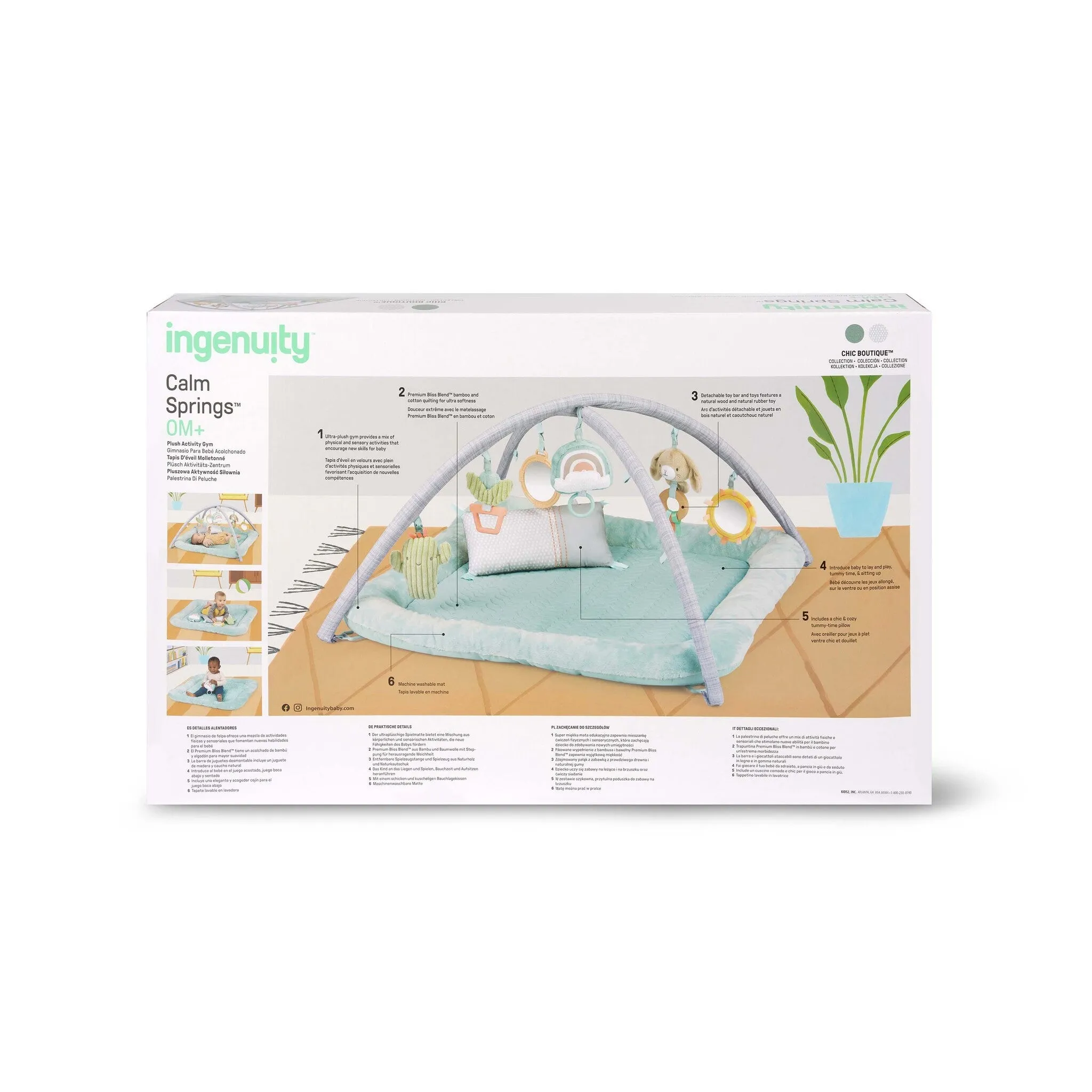Calm Springs™ Plush Activity Gym - Chic Boutique™