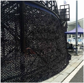 Camouflage Net Awnings Camouflage Net Mesh Net Blinds for Kids Room Army Militray Resistant Shooting Hunting Hide Camping Tents Shade Reusable for Sunshade Shelters ( Color : Black , Size : 6x8M )