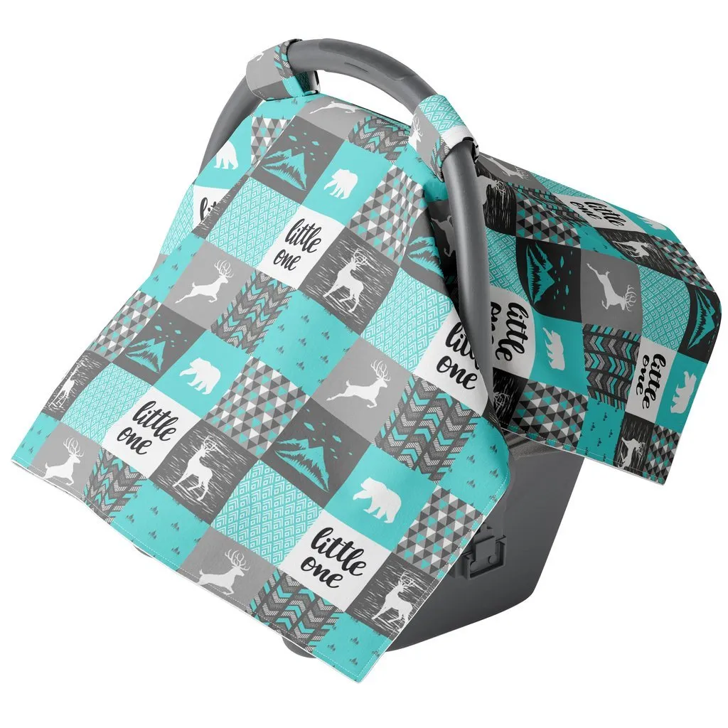 Car Seat Canopy- Wild Mountains