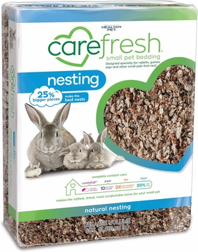 carefresh 99% Dust-Free Natural Paper Nesting Small Pet Bedding with Odor Control, 60 L