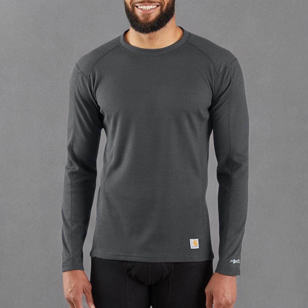 Carhartt Men's MBL113 Base Force® Midweight Base Layer Classic Crew
