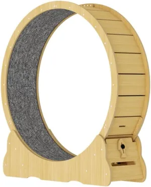 Cat Wheel Large Cat Treadmill High-Fiber Board Silent No-Claw Cat Climbing Frame Pet Cat Toy Sports Fitness Running Wheel Cat Wheels(A,X-Large)