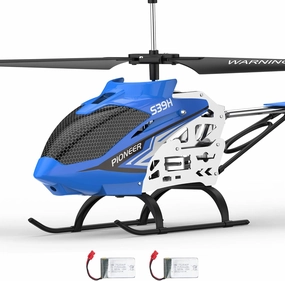 Cheerwing Remote Control Helicopter,SYMA S39H RC Helicopter with Altitude Hold and High & Low Speed Mode,2 Batteries,Big Size Aircraft for Adults Kids(Blue)