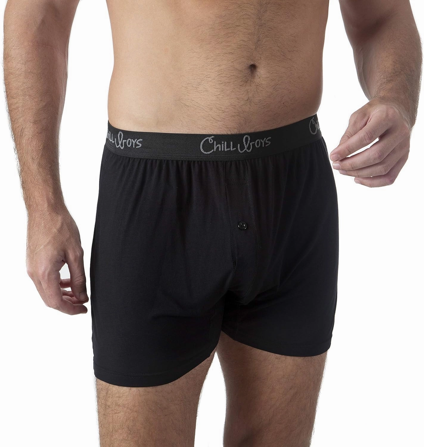 Chill Boys Soft Viscose from Bamboo Boxers for Men - Cool Breathable Comfortable Men's Underwear - 3 Pack Boxer Shorts