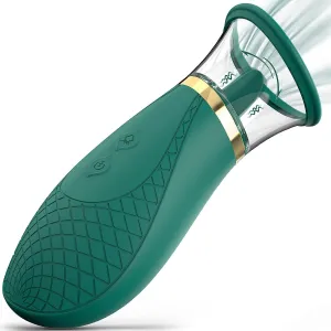 Clitoral Sucking Vibrator Sex Toys, 3 Sucking 9 Licking Modes Nipples Clit Sucker for Quick Orgasm, Tongue Vibrators Adult Toys for Women Couples