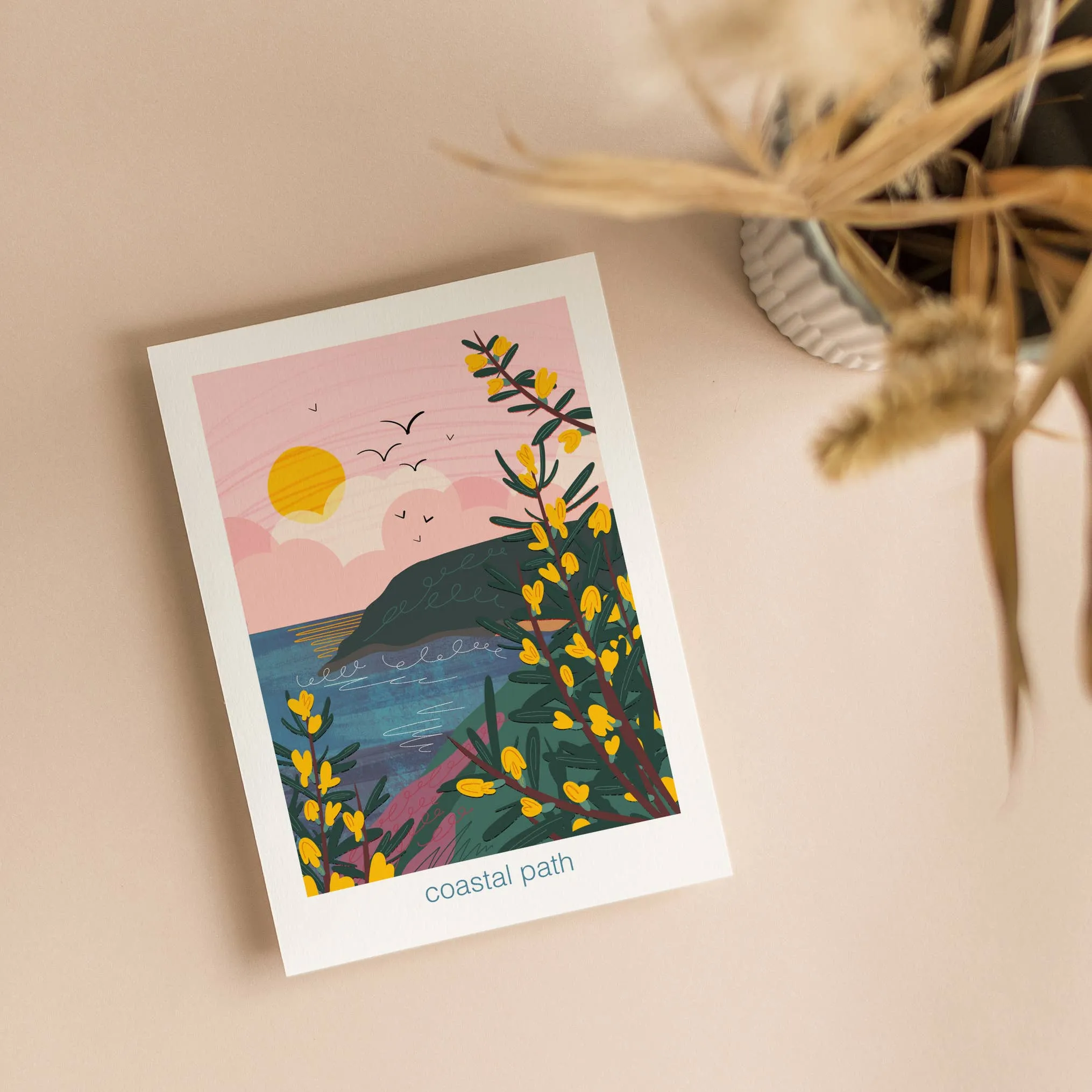 Coastal Path - Let's go Outside Greeting Card