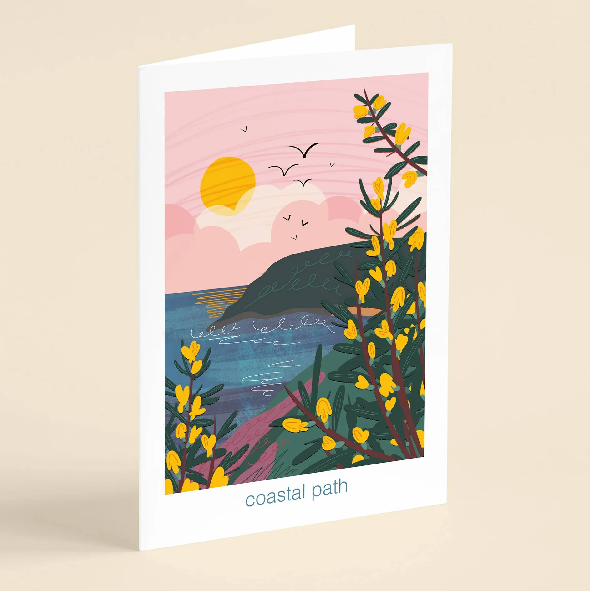 Coastal Path - Let's go Outside Greeting Card