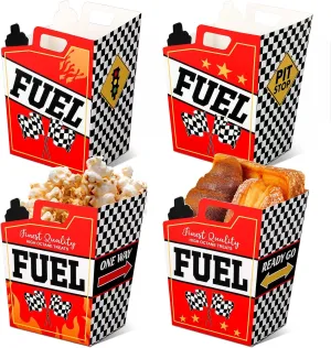 Colarr 12 Pcs 7.1'' x 5.5'' Themed Centerpieces Bucket Birthday Party Decoration Table Decor Party Favors Party Supplies Favors Bucket Centerpiece (Racing Style)