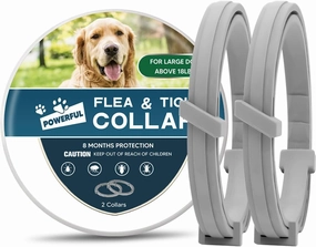 Collar for Dogs, Dogs Collar, 8 Months Protection, Adjustable Safe Dog Collars, Naturally, Effectively-2P