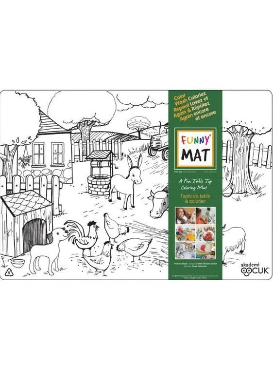 Coloring Mat Farm Life Children M0403