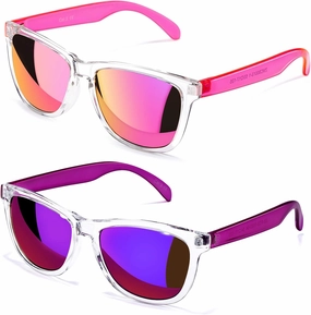 COLOSSEIN Sunglasses Womens,Classic Square Frame UV400 Mirrored Lens,Sunglasses Fit For Beach,Vacation,Driving