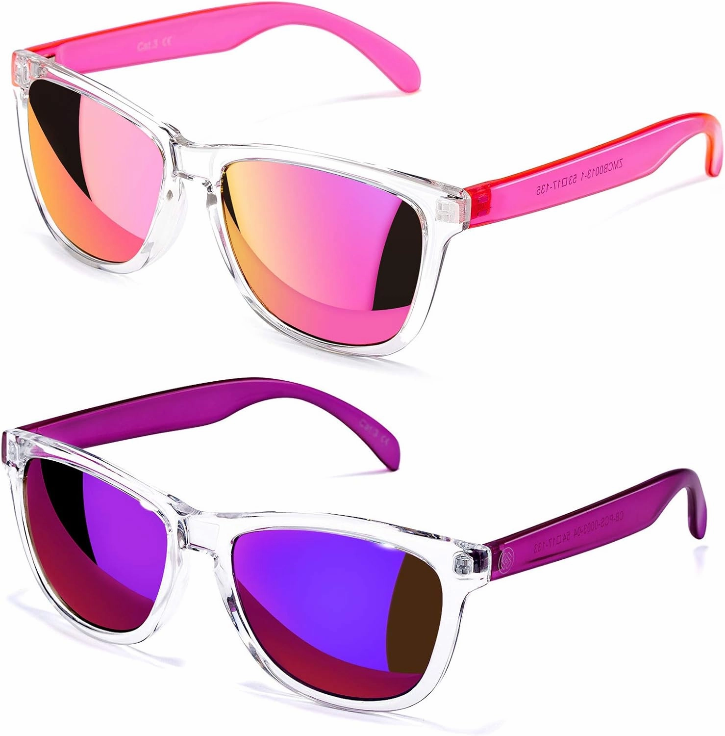 COLOSSEIN Sunglasses Womens,Classic Square Frame UV400 Mirrored Lens,Sunglasses Fit For Beach,Vacation,Driving