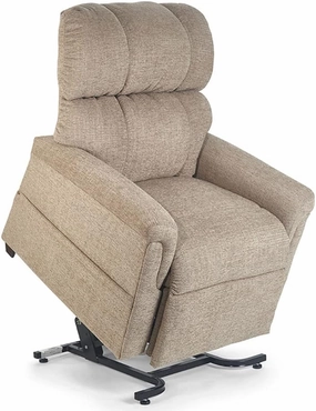 Comforter Series PR-531-MED Medium PR531M 375 lb. Weight Capacity 3 Position Power Lift Chair Recliner - Sandstorm Tan Fabric