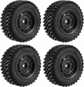 Compatible with MN86 80MM RC Tire RC Rubber Tires 1/12 RC Car Replacement Accessory Upgrade Parts RC Wheel Tires